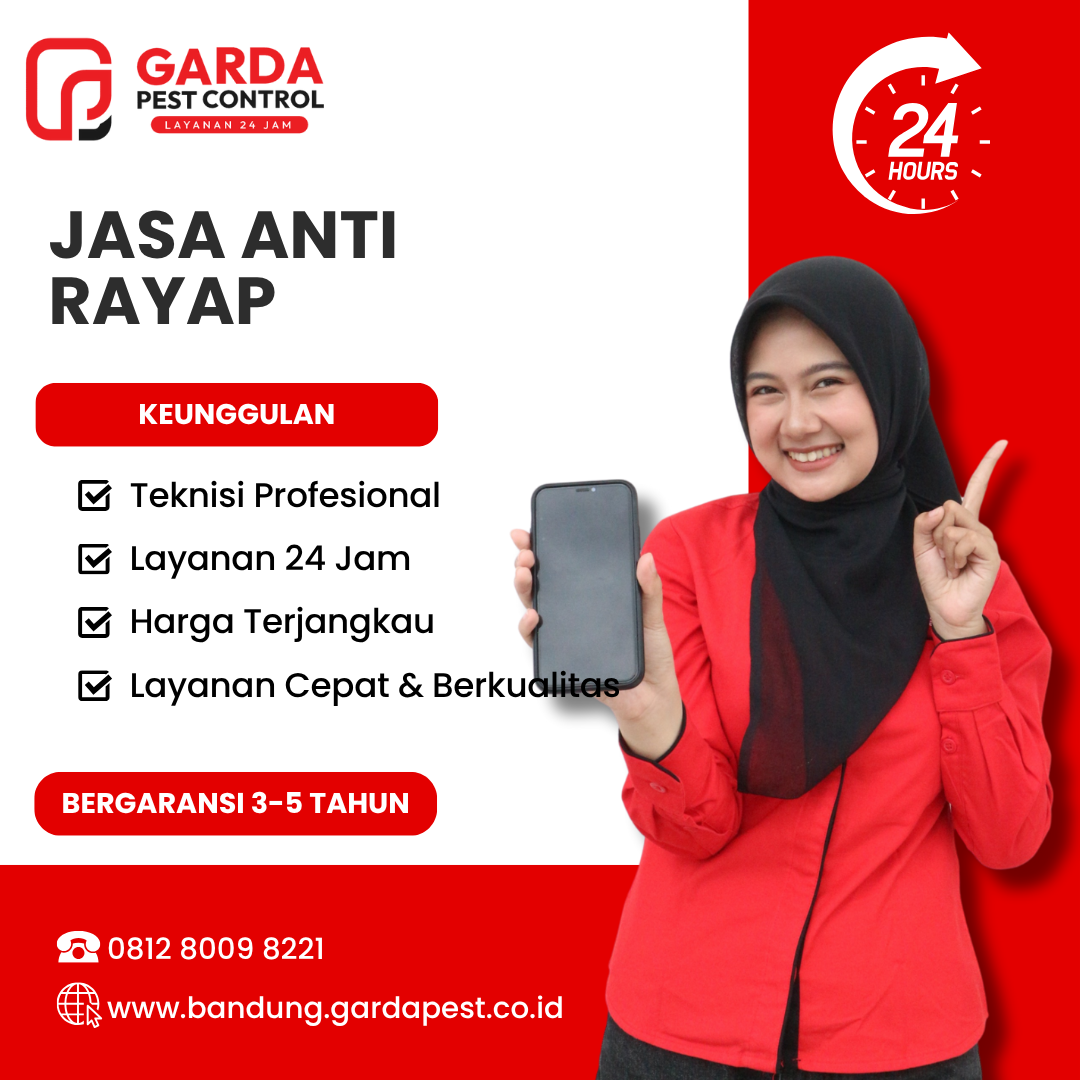 Jasa Basmi Rayap di Bandung Standar SNI Bersertifikat Resmi