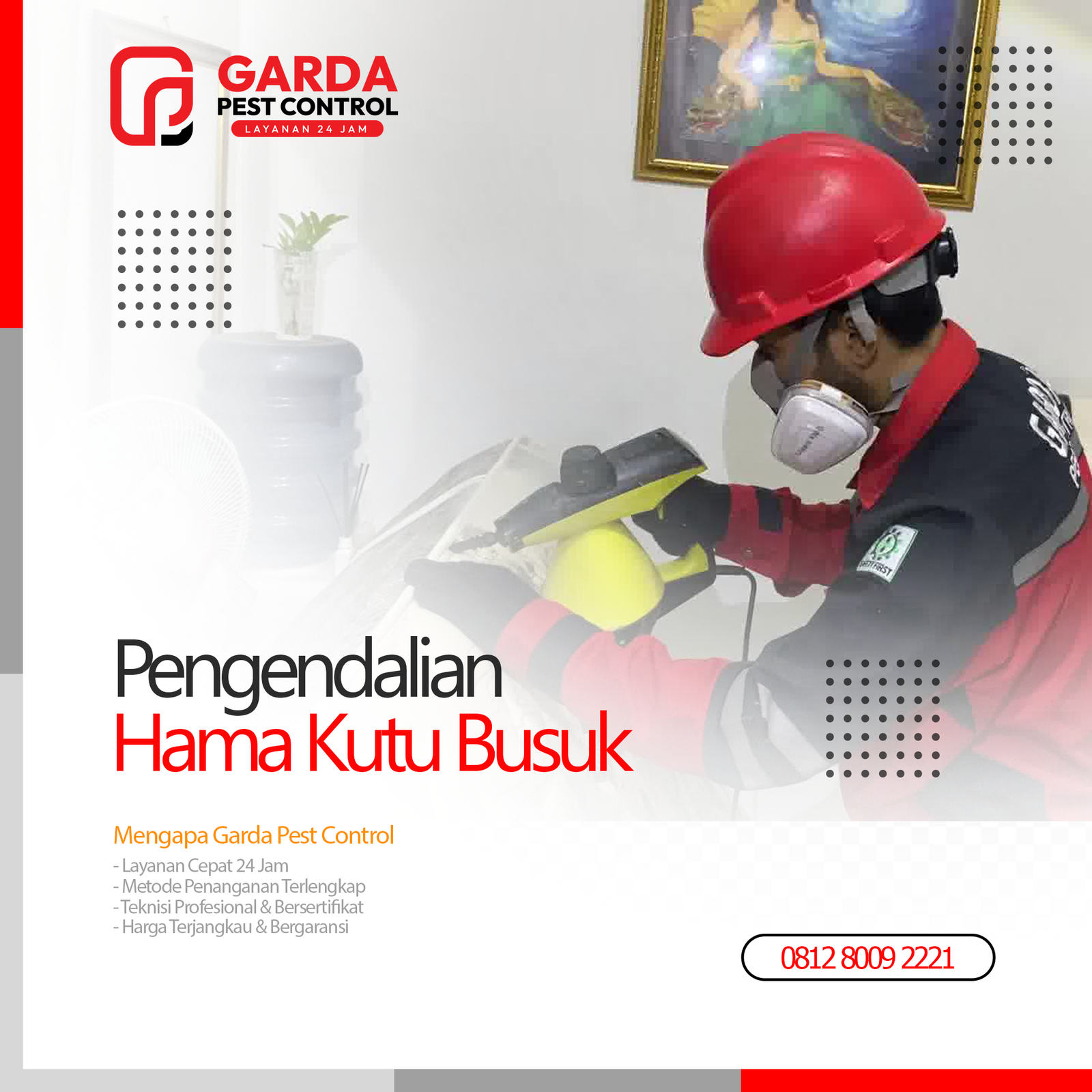 Jasa Pembasmi Kutu Kasur Terdekat & Terbaik di Bandung