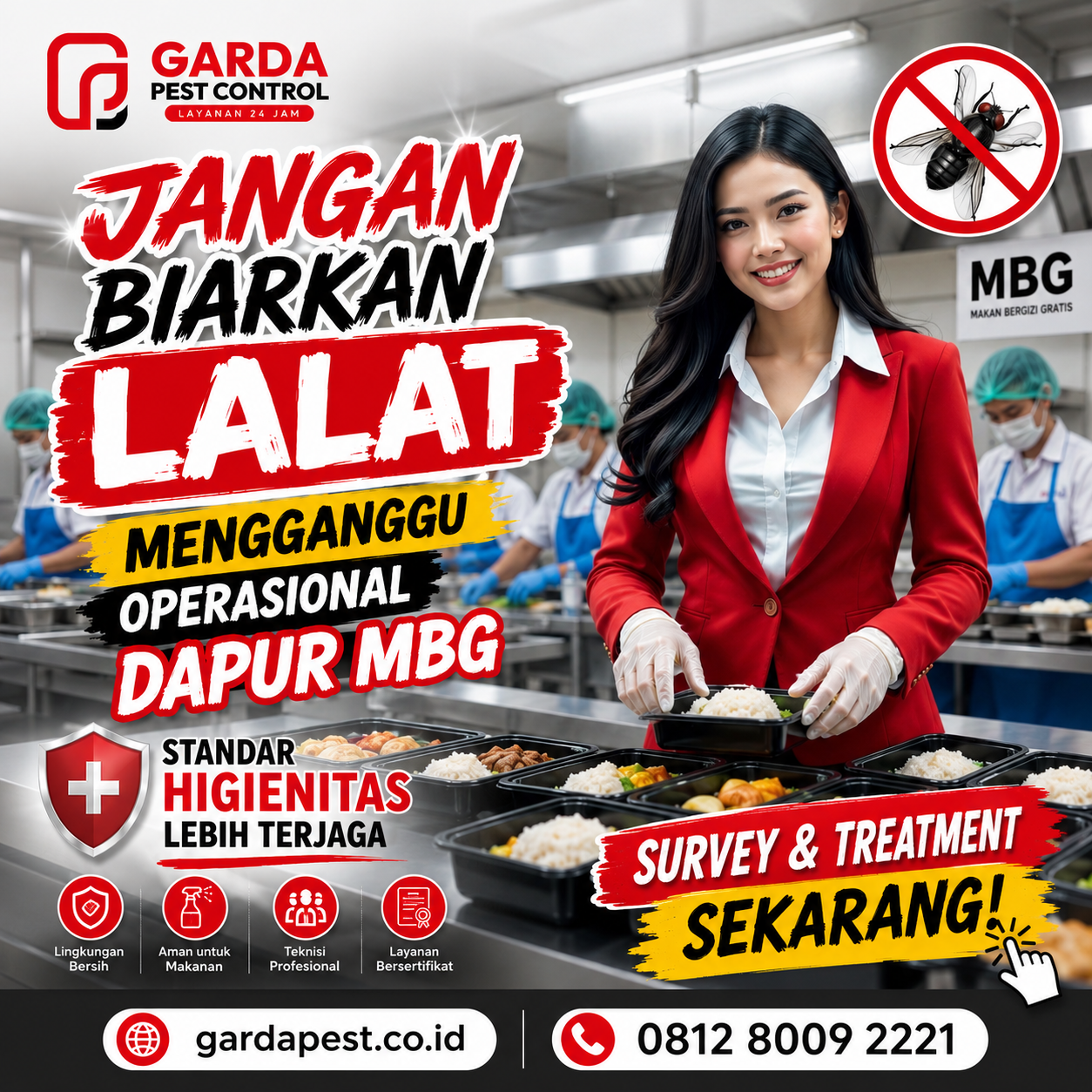 Jasa Pembasmi Lalat untuk Dapur MBG di Cimahi Terbaik