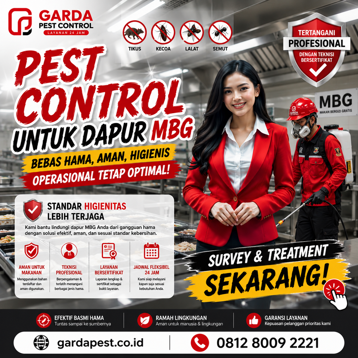 Jasa Pest Control untuk Dapur MBG (SPPG) Profesional & Bersertifikat