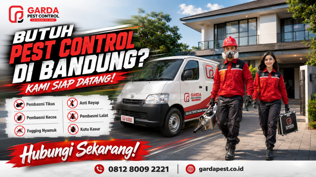Jasa Pest Control di Bandung Pembasmi Hama Urban No.1