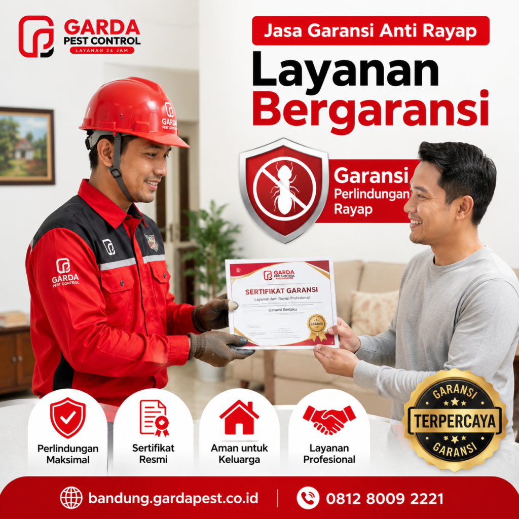 Jasa Anti Rayap Bandung Profesional: Garda Pest Control Basmi Tuntas Rayap!