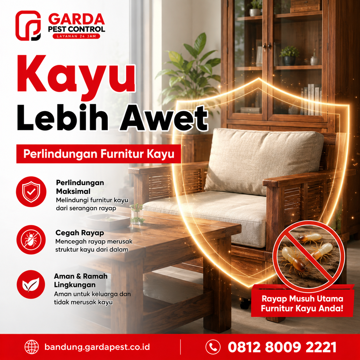 Jasa Suntik Rayap di Bandung