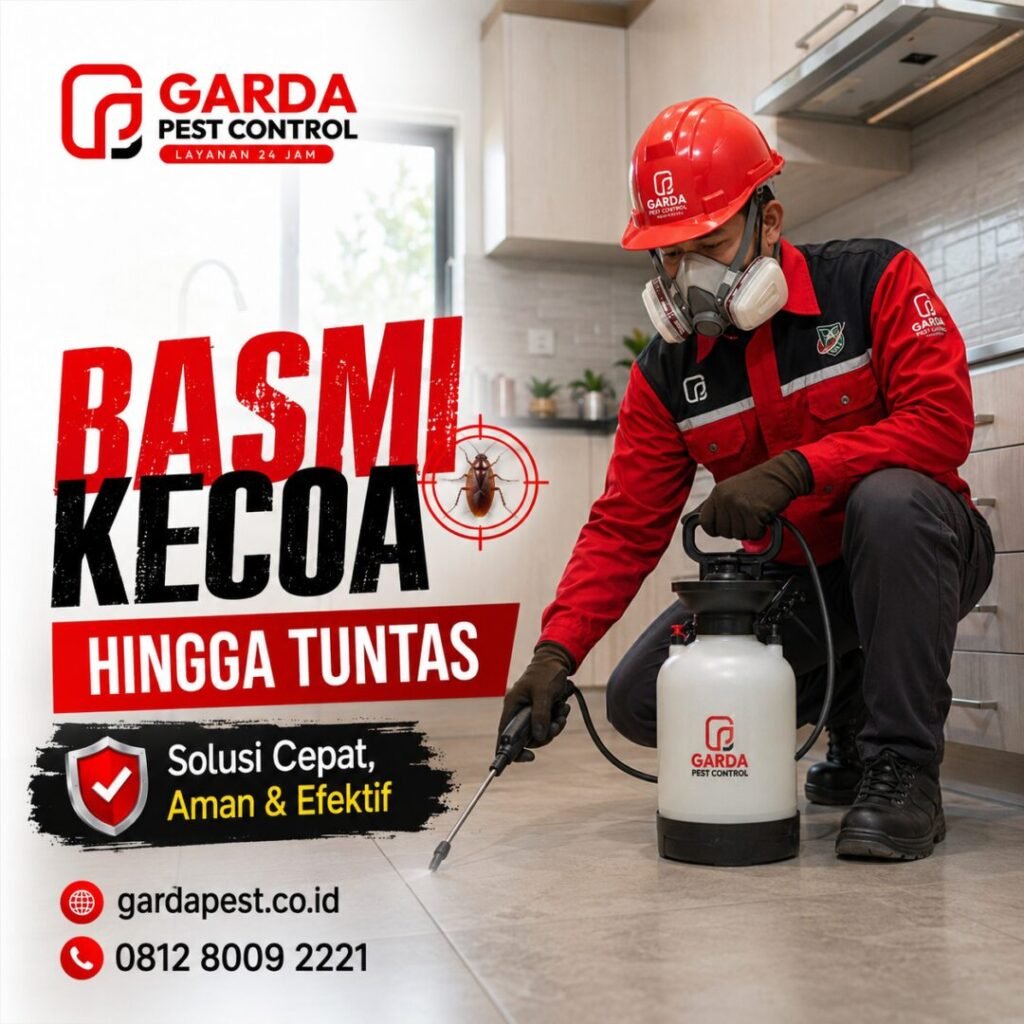 Jasa Basmi Kecoa Terbaik