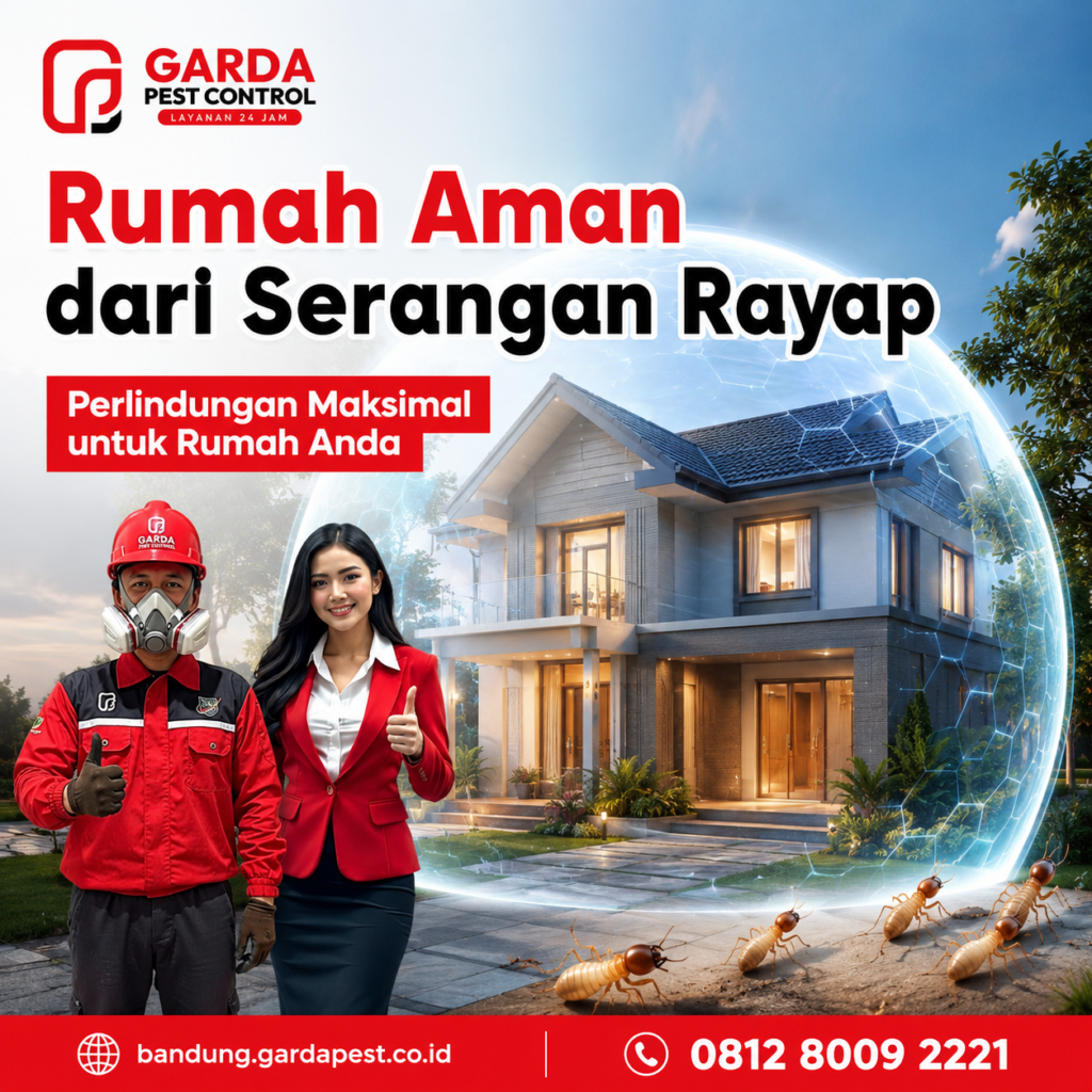 Jasa Pembasmi Rayap Pra Kontruksi di Bandung