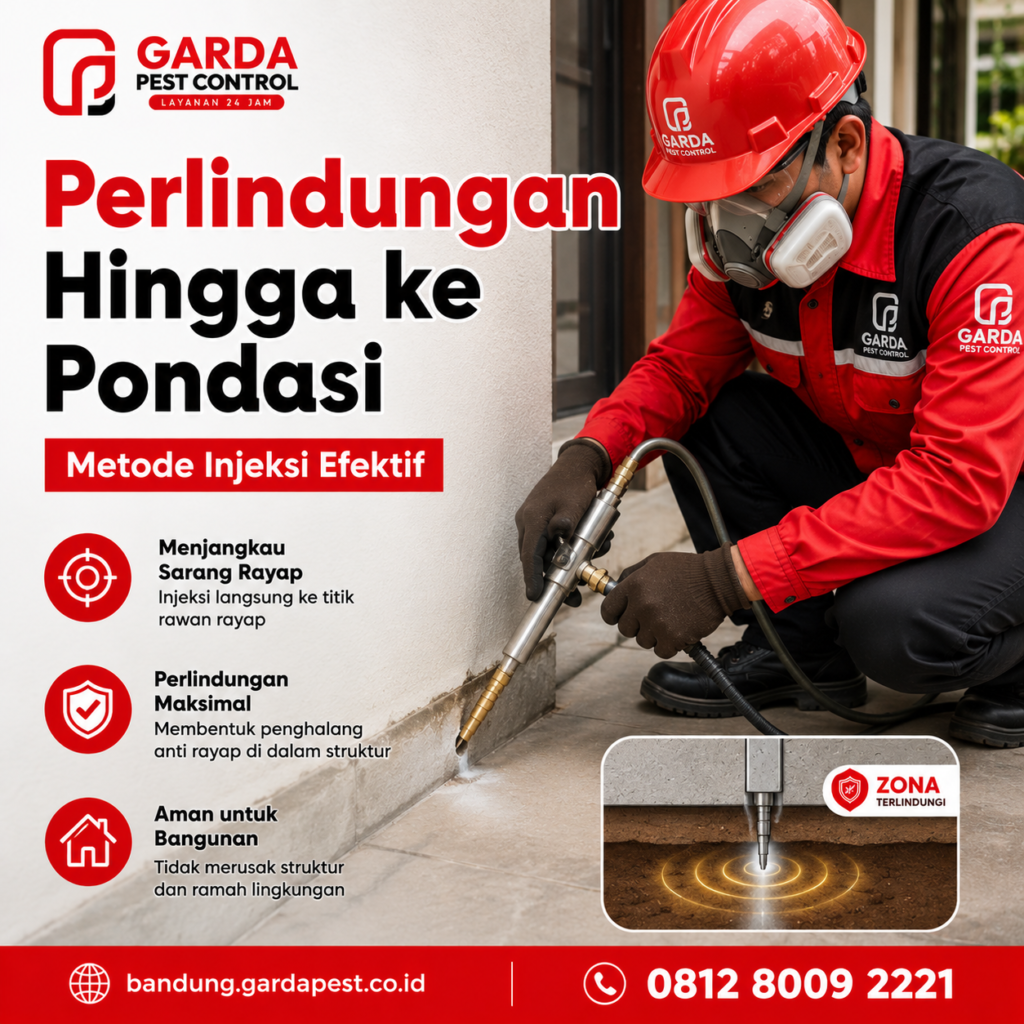 Jasa Suntik Rayap Darurat untuk Bangunan di Bandung