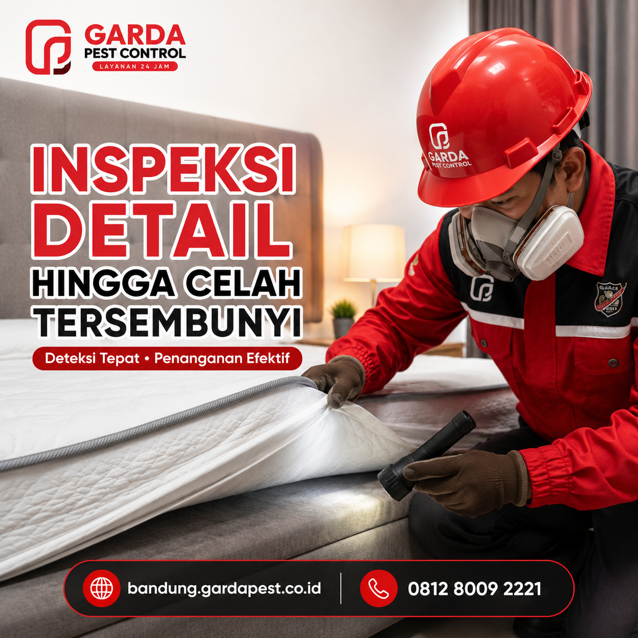 Layanan Jasa Pembasmi Kutu Kasur untuk Kos dan Hotel Bandung Profesional