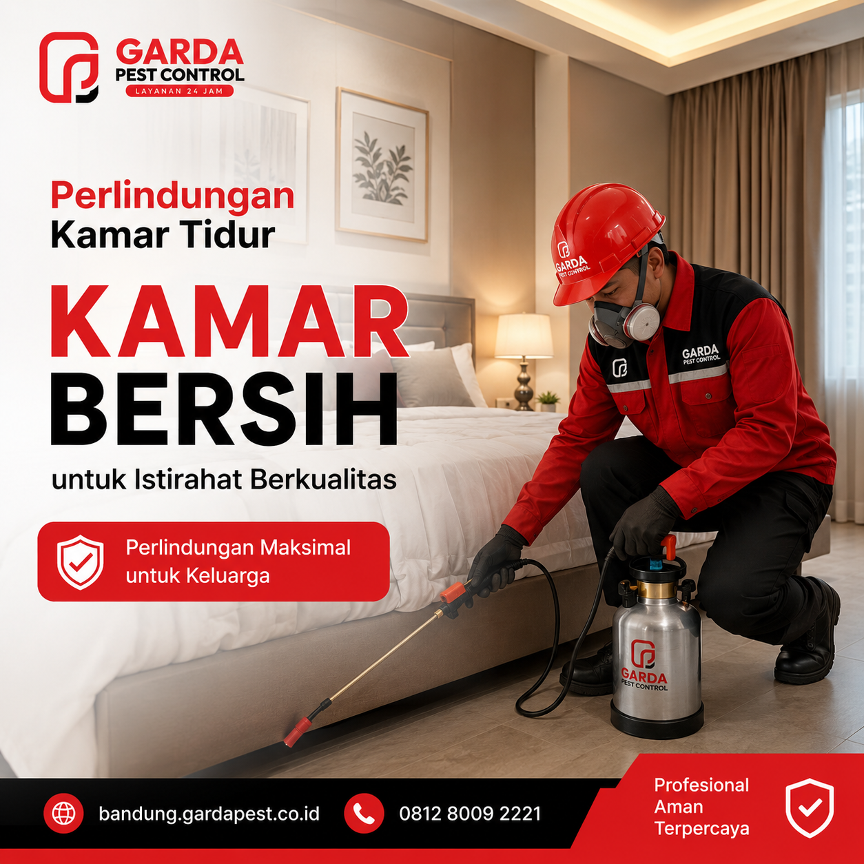 jasa pembasmi kutu kasur untuk hotel dan kost bandung - GAN Pest Control
