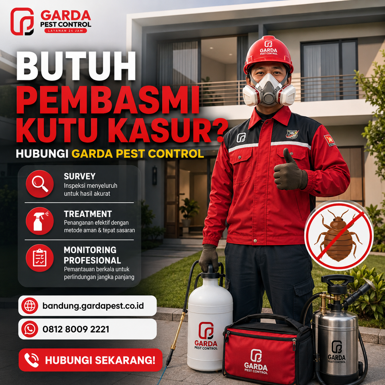 Jasa Pembasmi Kutu Kasur untuk Bisnis Hotel dan Kost Bandung Terpercaya