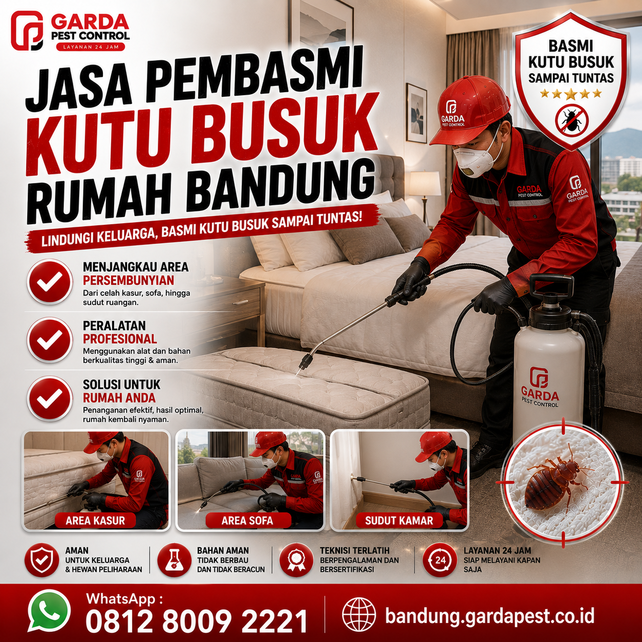 Harga Jasa Pembasmi Kutu Busuk Bandung dan Panduan Penanganannya