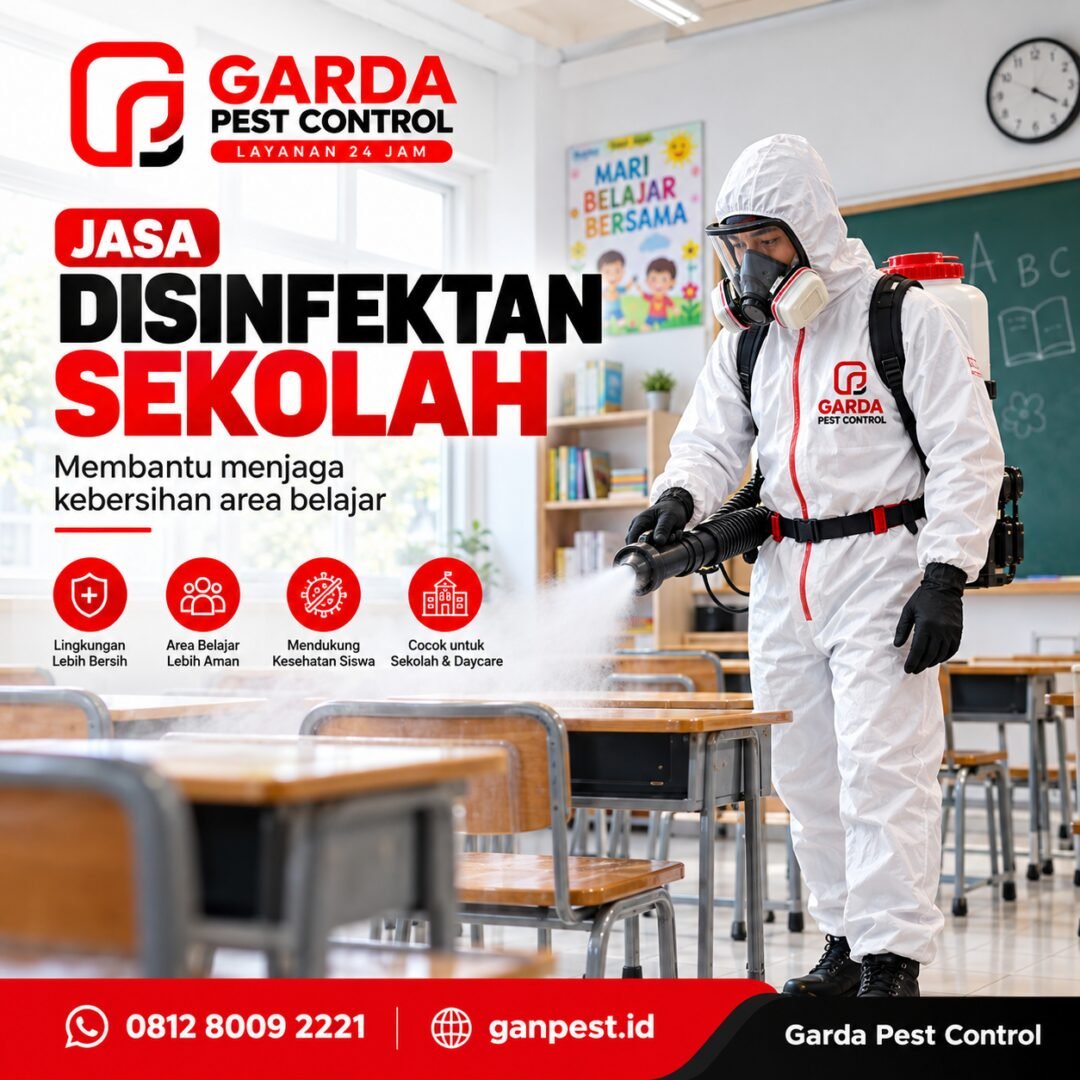 Jasa Sterilisasi Daycare Dan Sekolah Dari Virus Influenza Bandung