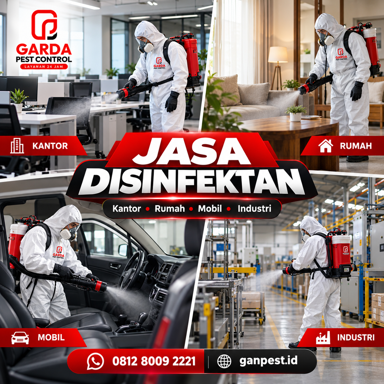 Jasa Disinfektan Influenza Bandung